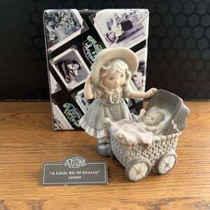 Kim Anderson Pretty As A Picture Enesco 1996 'A Little Bit Of Heaven' Baby Gift